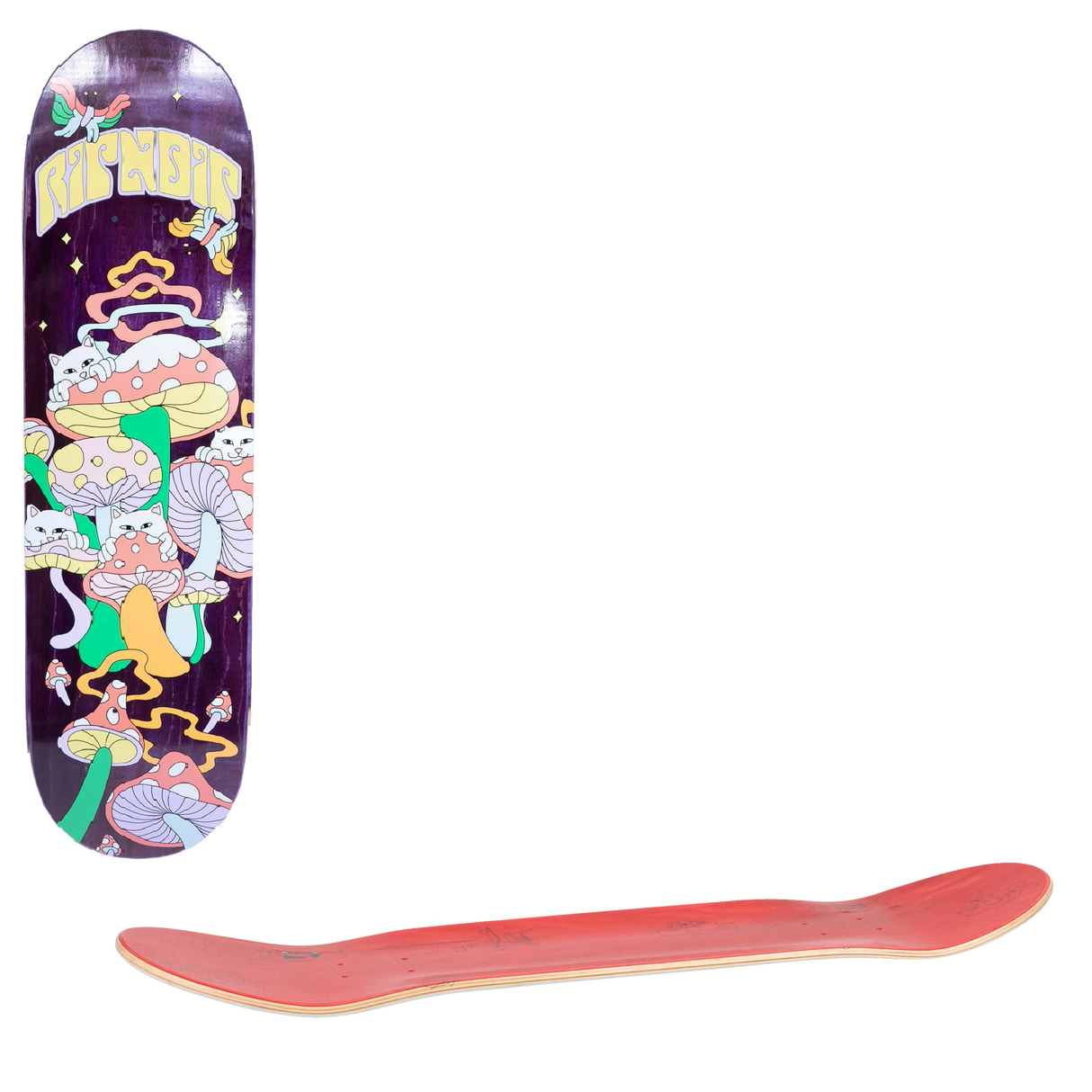 RIPNDIP Homegrown Treats Skateboard Deck - Purple 8"