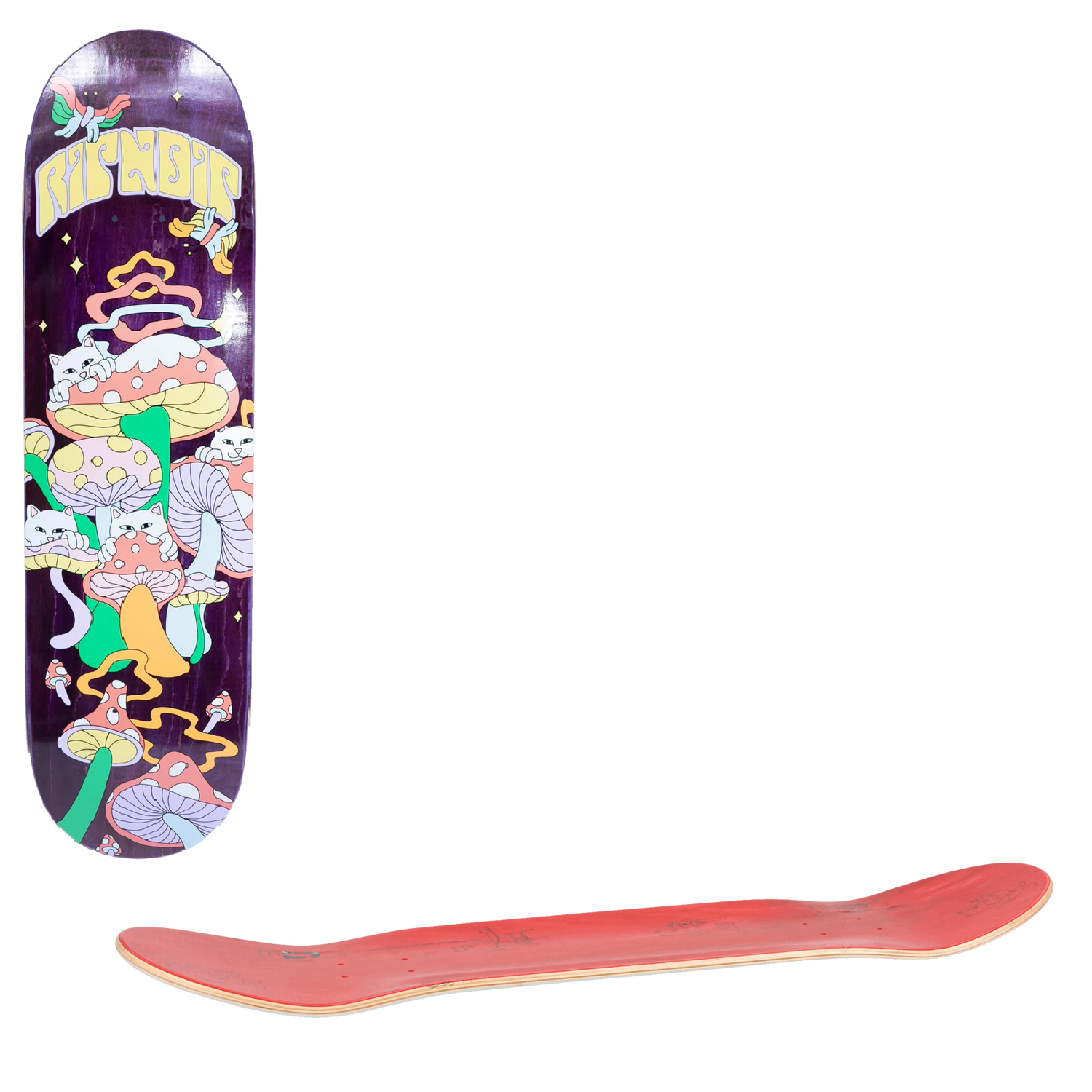 RIPNDIP Homegrown Treats Skateboard Deck - Purple 8"