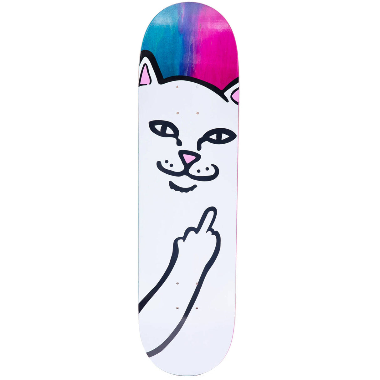 RIPNDIP Lord Nermal Skateboard Deck - Pink/Blue 8.5"