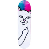 RIPNDIP Lord Nermal Skateboard Deck - Pink/Blue 8.5"