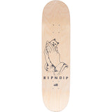 RIPNDIP Lord Nermal Skateboard Deck - Pink/Blue 8.5"