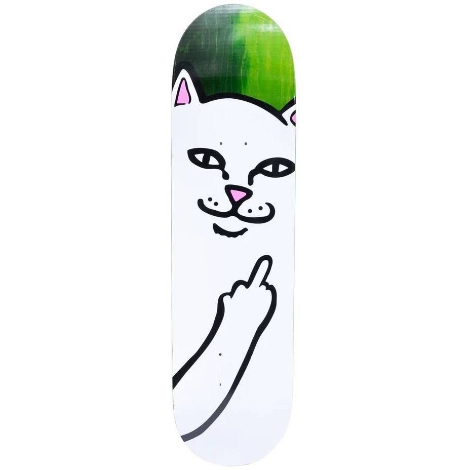 RIPNDIP Lord Nermal Skateboard Deck - Pine/Olive 8"