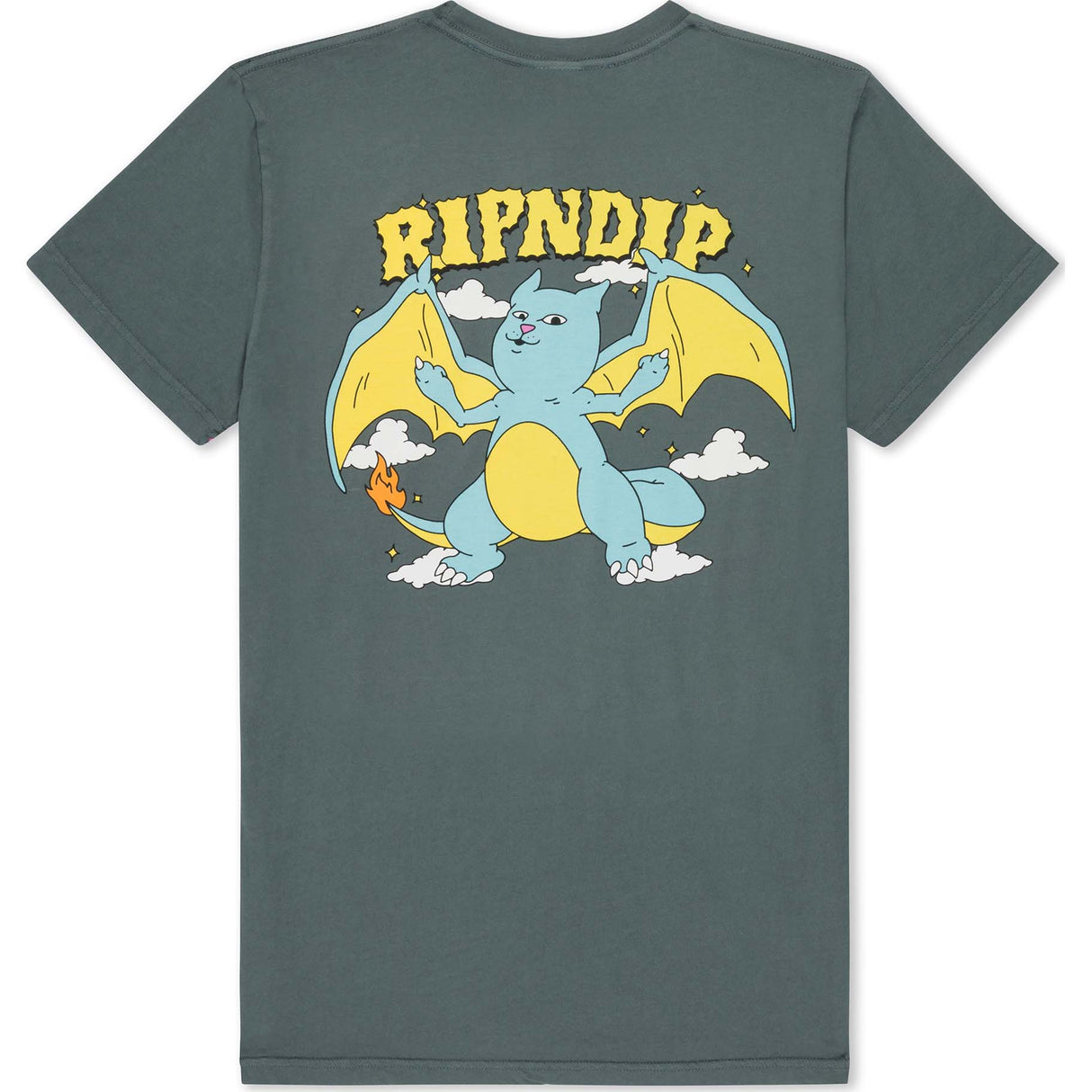 RIPNDIP Charanerm T Shirt - Charcoal