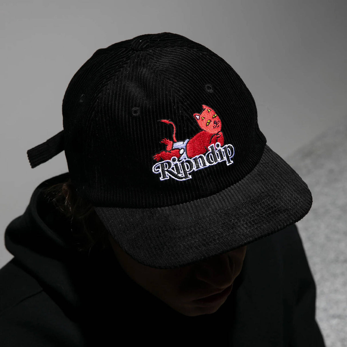 RIPNDIP Devil Babies 6 Panel Strapback Cap - Black