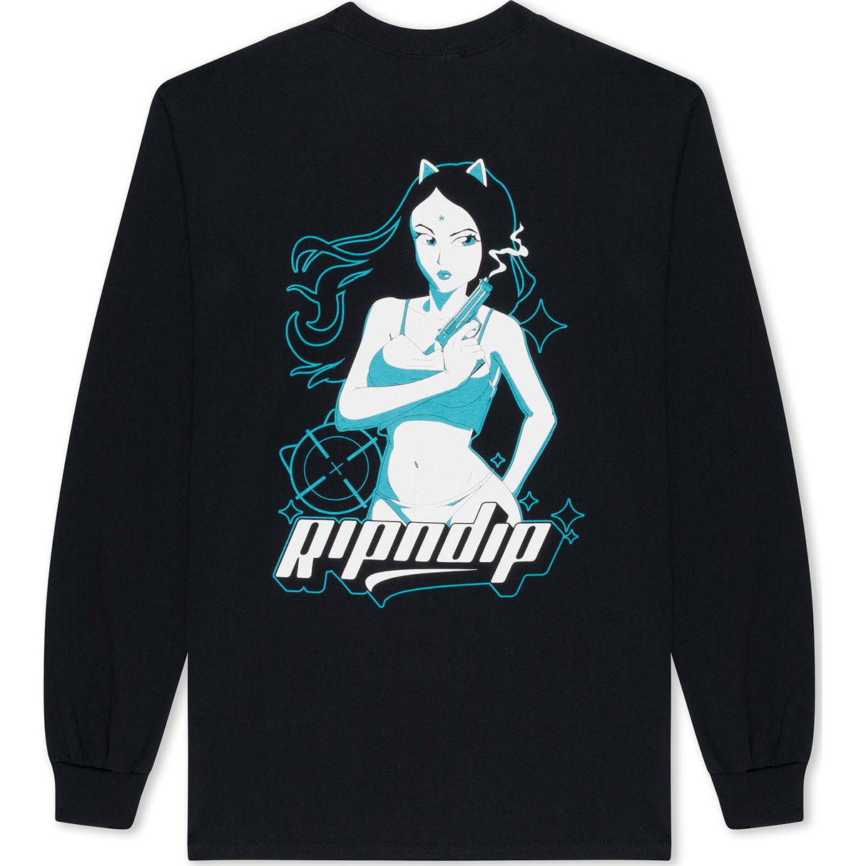 RIPNDIP Desperado Longsleeve T Shirt - Black