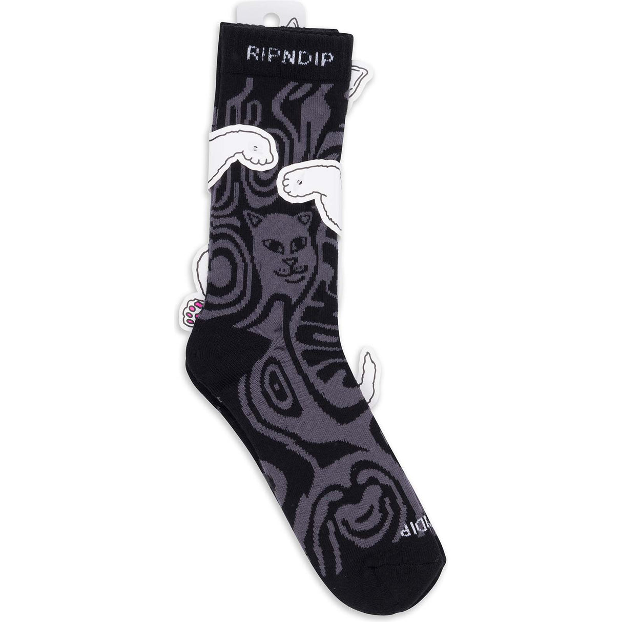 RIPNDIP Hypnotic Socks - Black