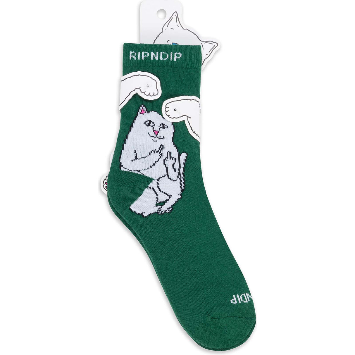 RIPNDIP Lord Nermal Mid Socks - Olive
