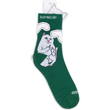 RIPNDIP Lord Nermal Mid Socks - Olive