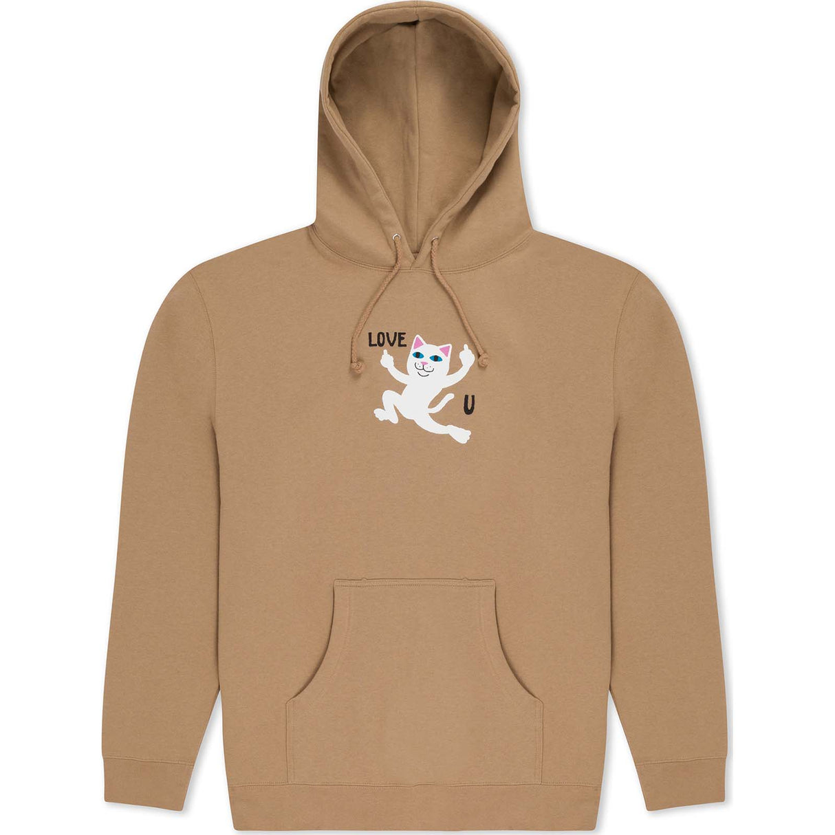 RIPNDIP Love U Hoodie - Sandstone