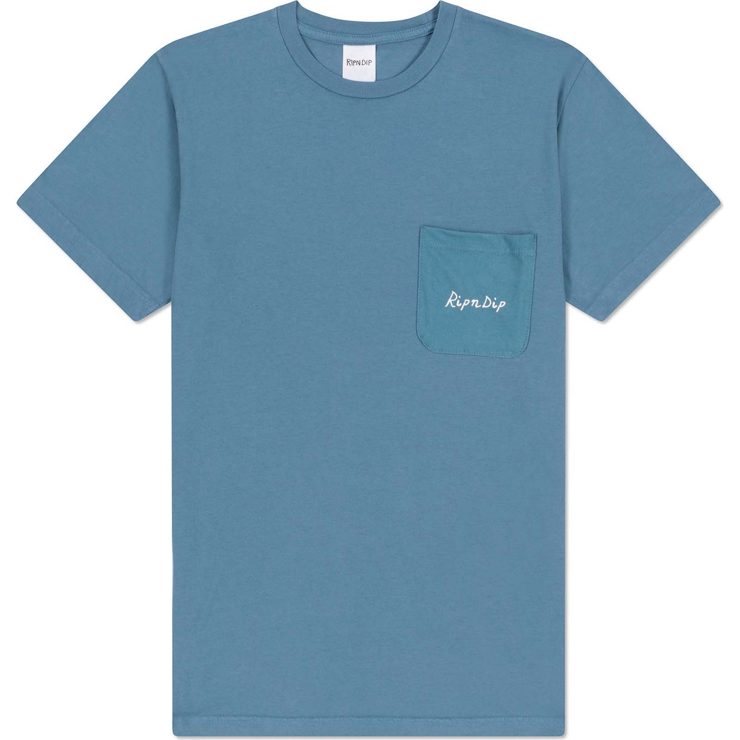 RIPNDIP Nerma Lisa Pocket T Shirt - Slate