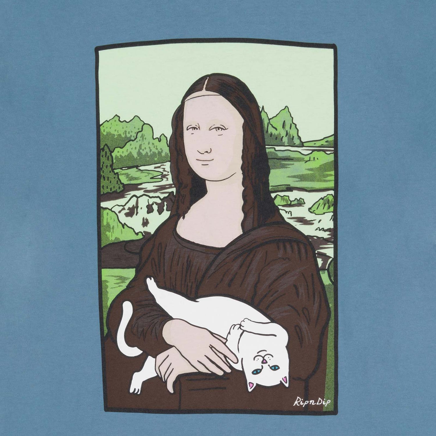 RIPNDIP Nerma Lisa Pocket T Shirt - Slate