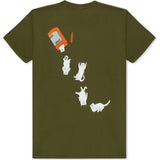 RIPNDIP Nermal Pills T Shirt - Military Green