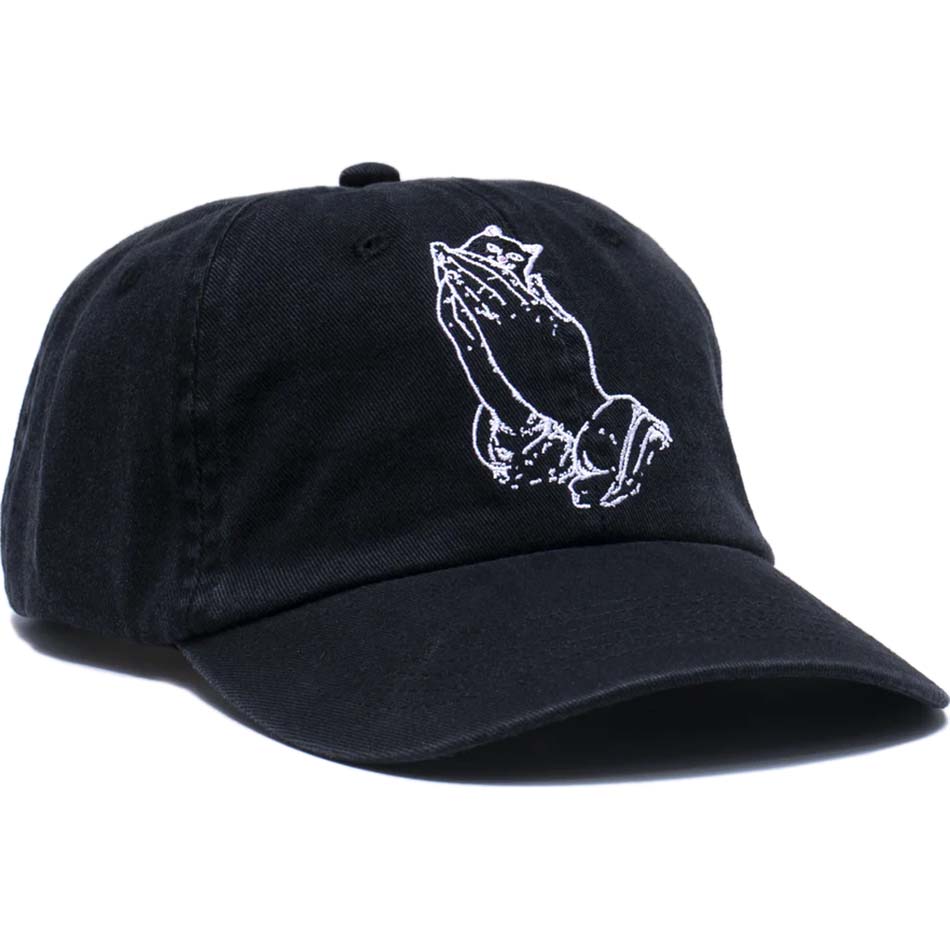 RIPNDIP Praying Hands Dad Cap - Black