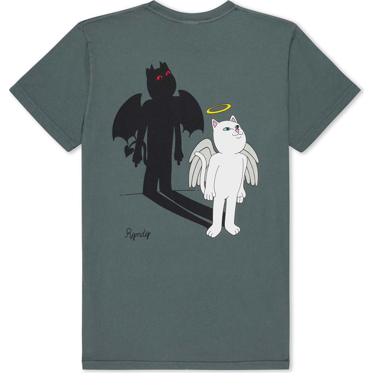 RIPNDIP Shadow Friend T Shirt - Charcoal