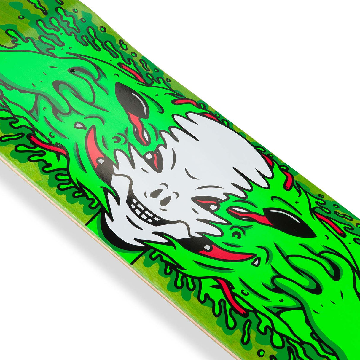 RIPNDIP Skull Face Alien Skateboard Deck 8.25"