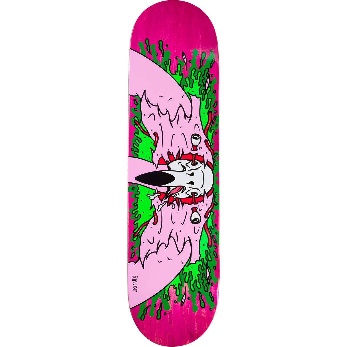 RIPNDIP Skull Face Flamingo Skateboard Deck 8"