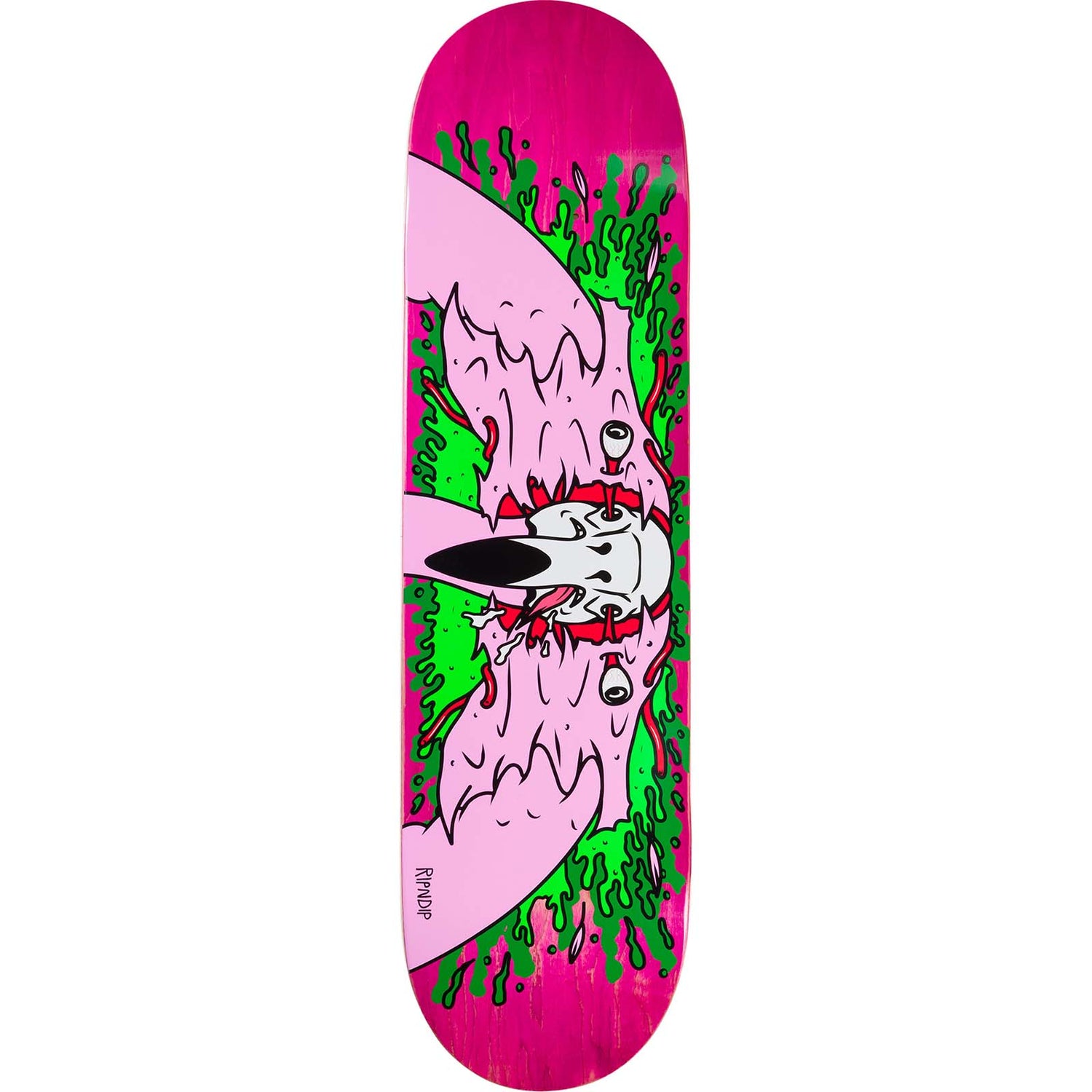 RIPNDIP Skull Face Flamingo Skateboard Deck 8"