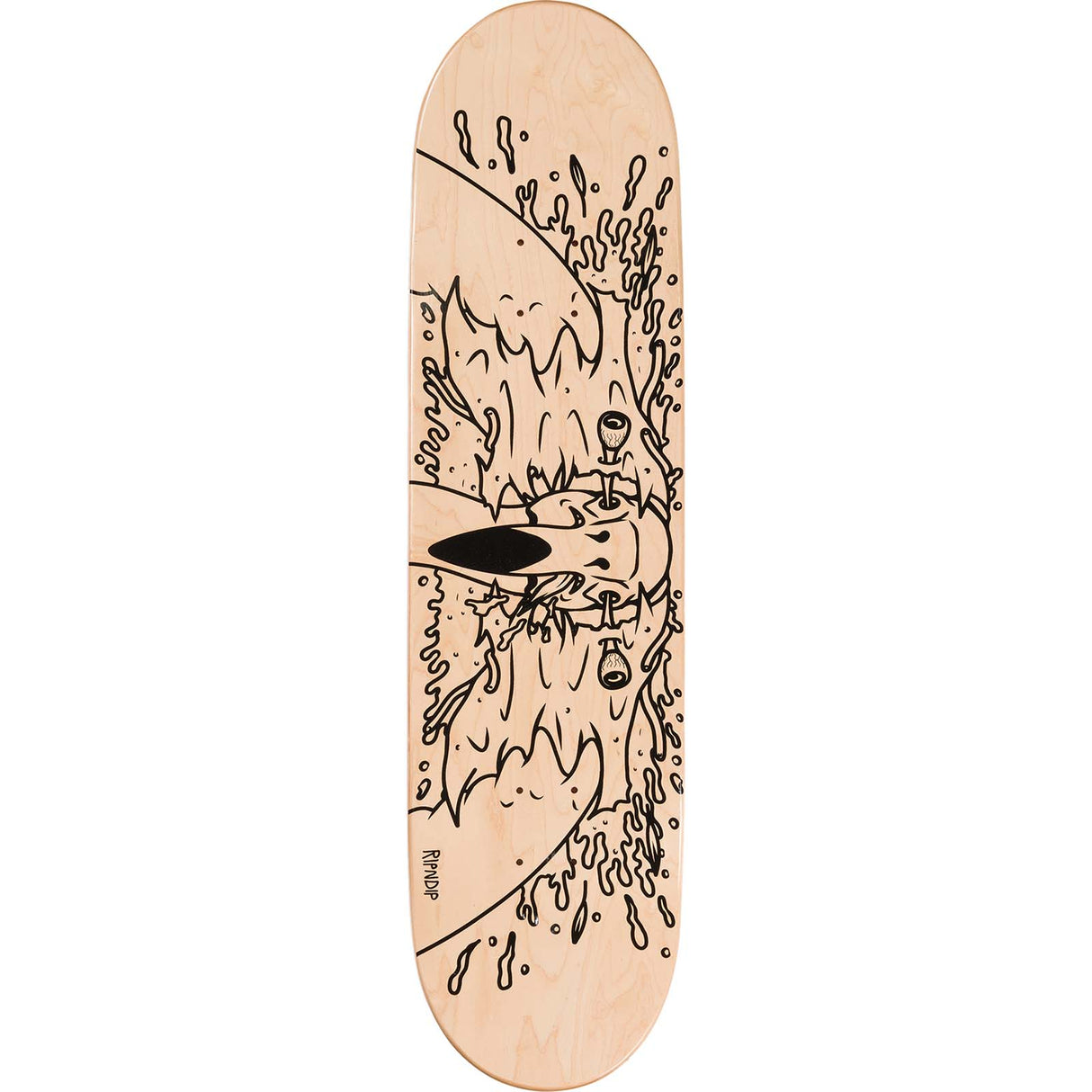 RIPNDIP Skull Face Flamingo Skateboard Deck 8"
