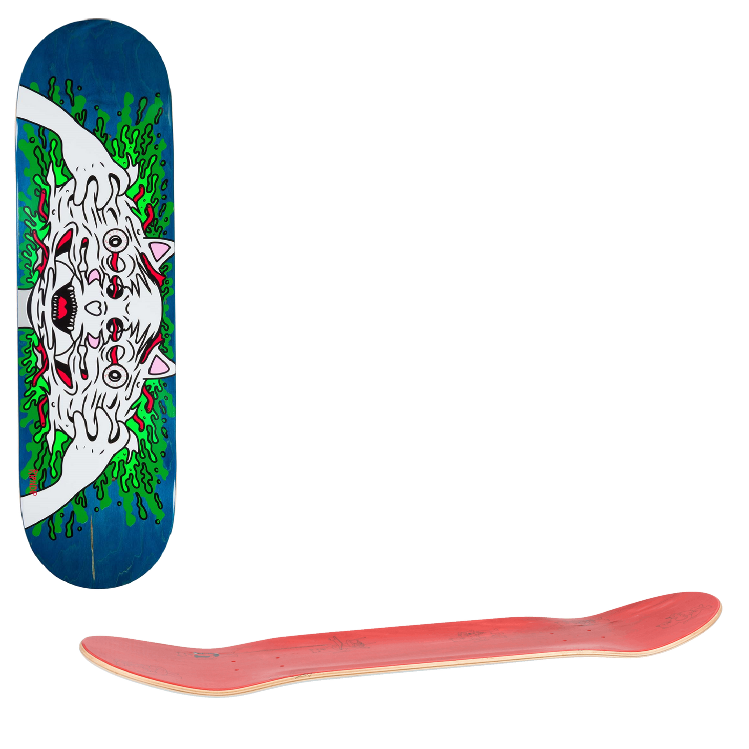 RIPNDIP Skull Face Nerm Skateboard Deck 8.5"