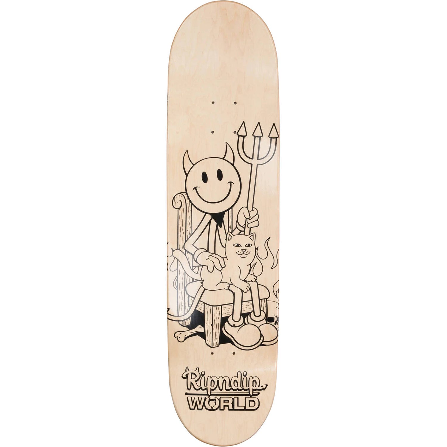 RIPNDIP x World Industries Devilman & Nerm Skateboard Deck - 8.5"