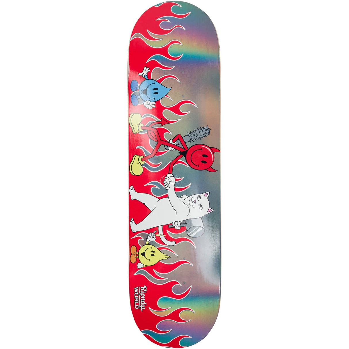 RIPNDIP x World Industries Nerm VS Devilman Skateboard Deck - 8.5"