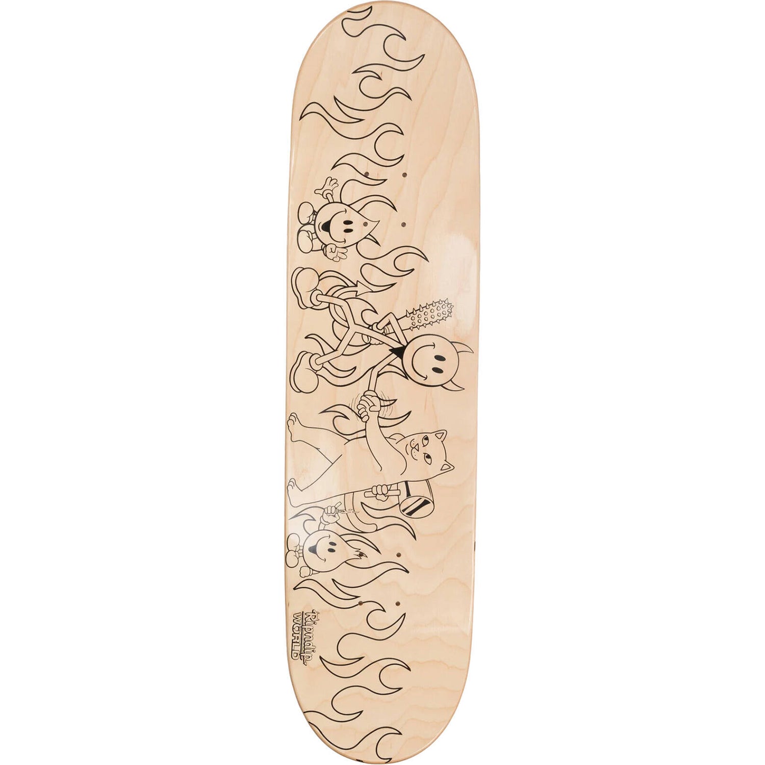 RIPNDIP x World Industries Nerm VS Devilman Skateboard Deck - 8.5"