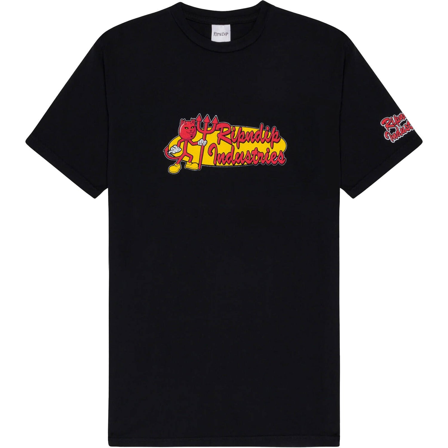 RIPNDIP x World Industries T Shirt - Vintage Black