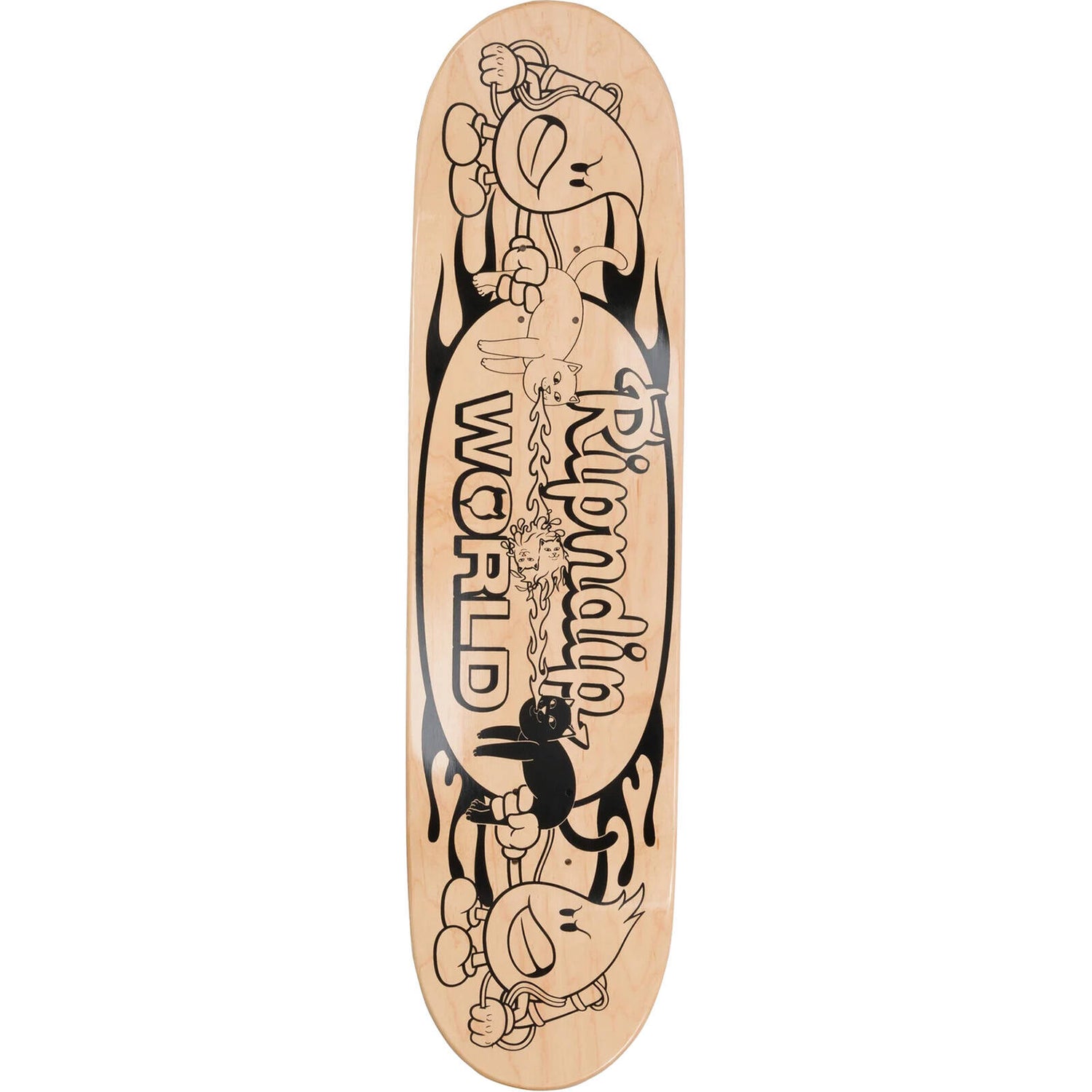 RIPNDIP x World Industries Water & Fire Skateboard Deck - 8"