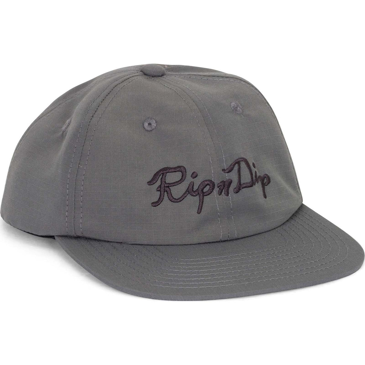 RIPNDIP Script Snapback - Charcoal