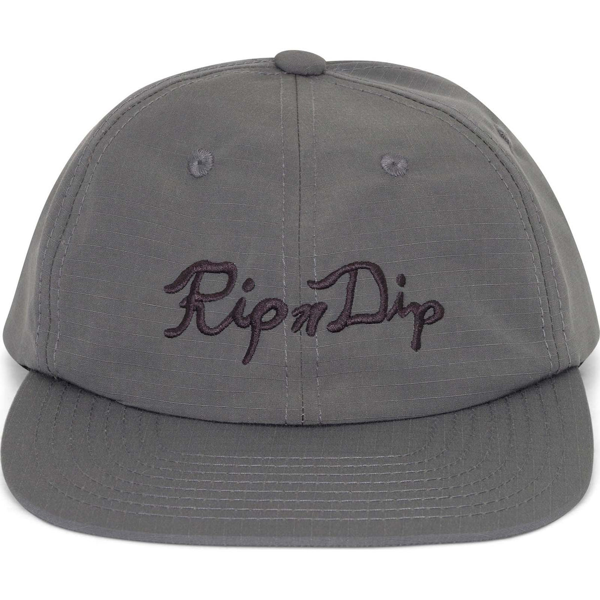 RIPNDIP Script Snapback - Charcoal