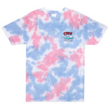 RIPNDIP Bath Time T Shirt - Periwinkle &amp; Pink Tie Dye LRG