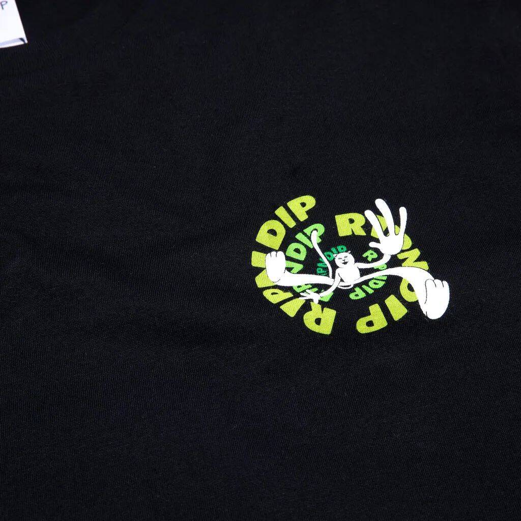 RIPNDIP Descending T Shirt - Black