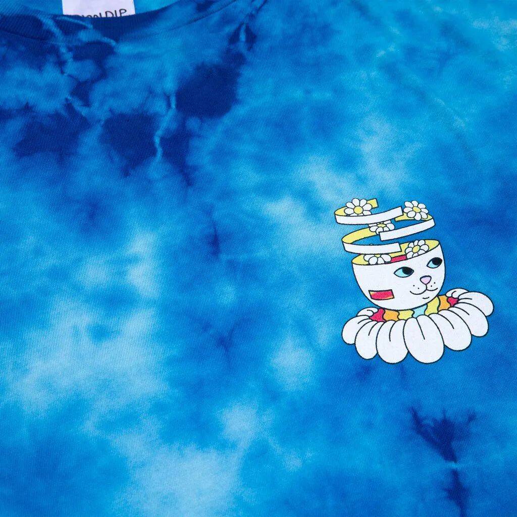 RIPNDIP Imagine T Shirt - Blue Lightning Wash
