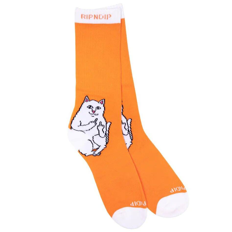 RIPNDIP Lord Nermal Socks - Orange