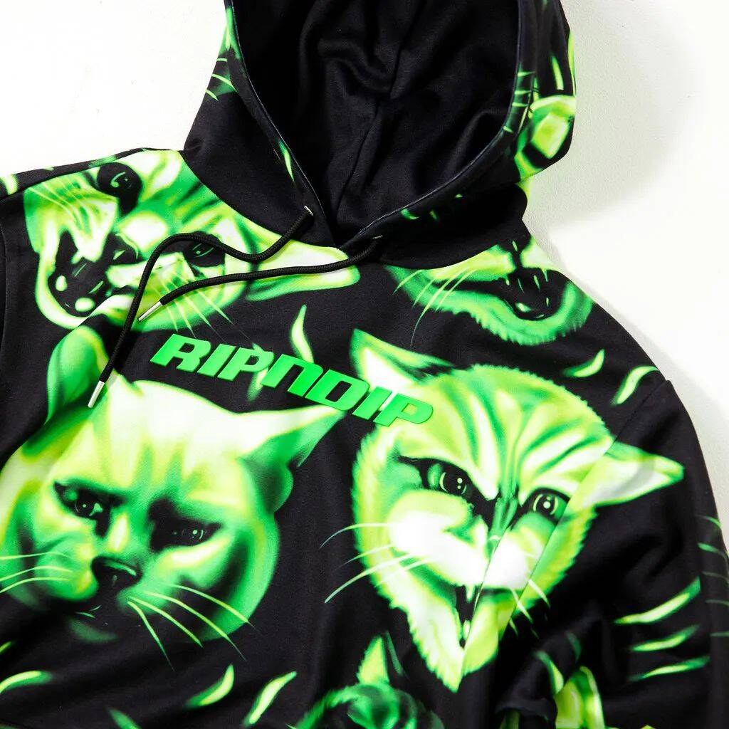 RIPNDIP Neon Nerm Hoodie - Black