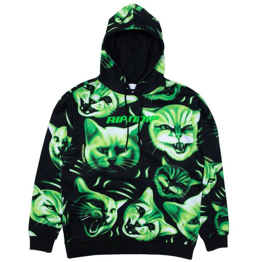 RIPNDIP Neon Nerm Hoodie - Black MED