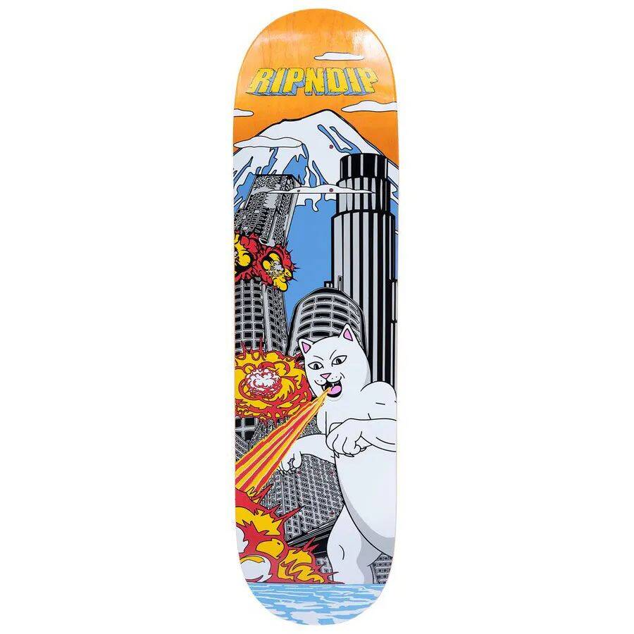 RIPNDIP Nermzilla Skateboard Deck - Orange 8.25''