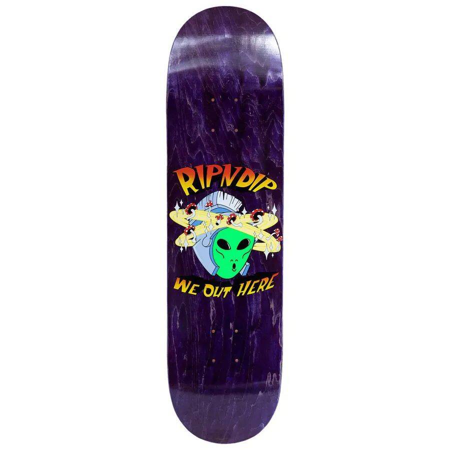 RIPNDIP Out Of This World Skateboard Deck - Purple 8.5''