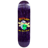 RIPNDIP Out Of This World Skateboard Deck - Purple 8.5''