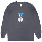 RIPNDIP Overthinking Long Sleeve T Shirt - Charcoal LRG