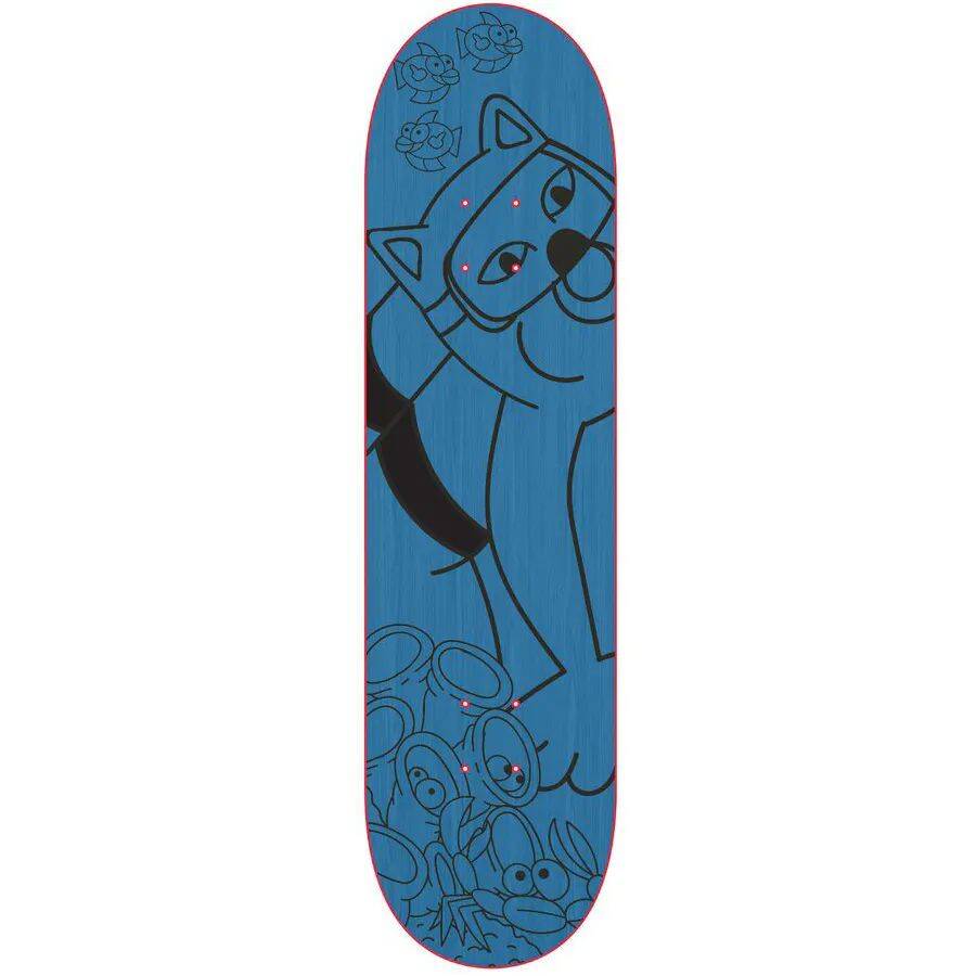 RIPNDIP Under The Sea Skateboard Deck - Aqua 8.25''