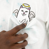 RIPNDIP Lord Angel Pocket T Shirt - Light Blue Lightning Wash