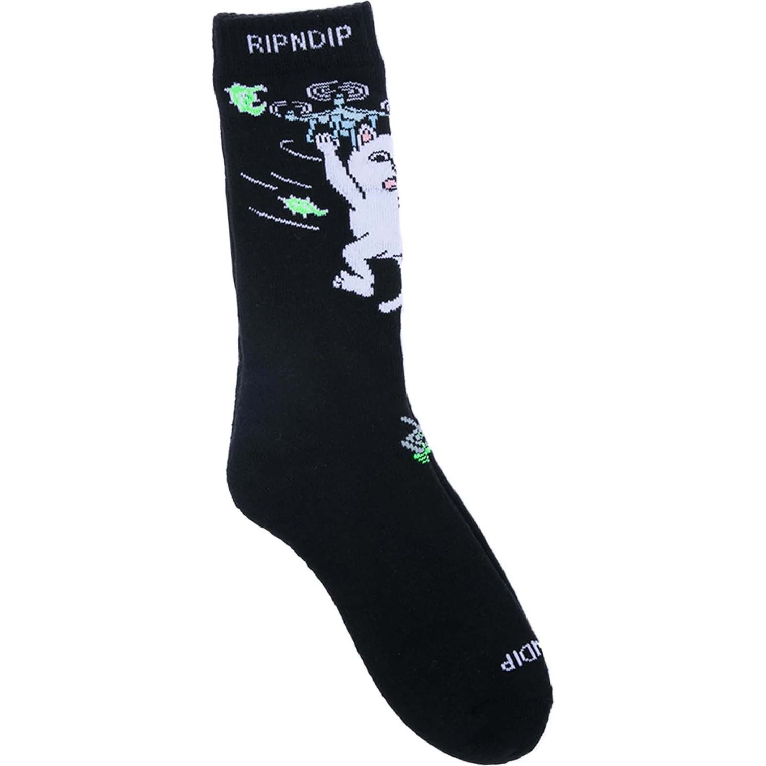 RIPNDIP Bye-Bye Socks - Black