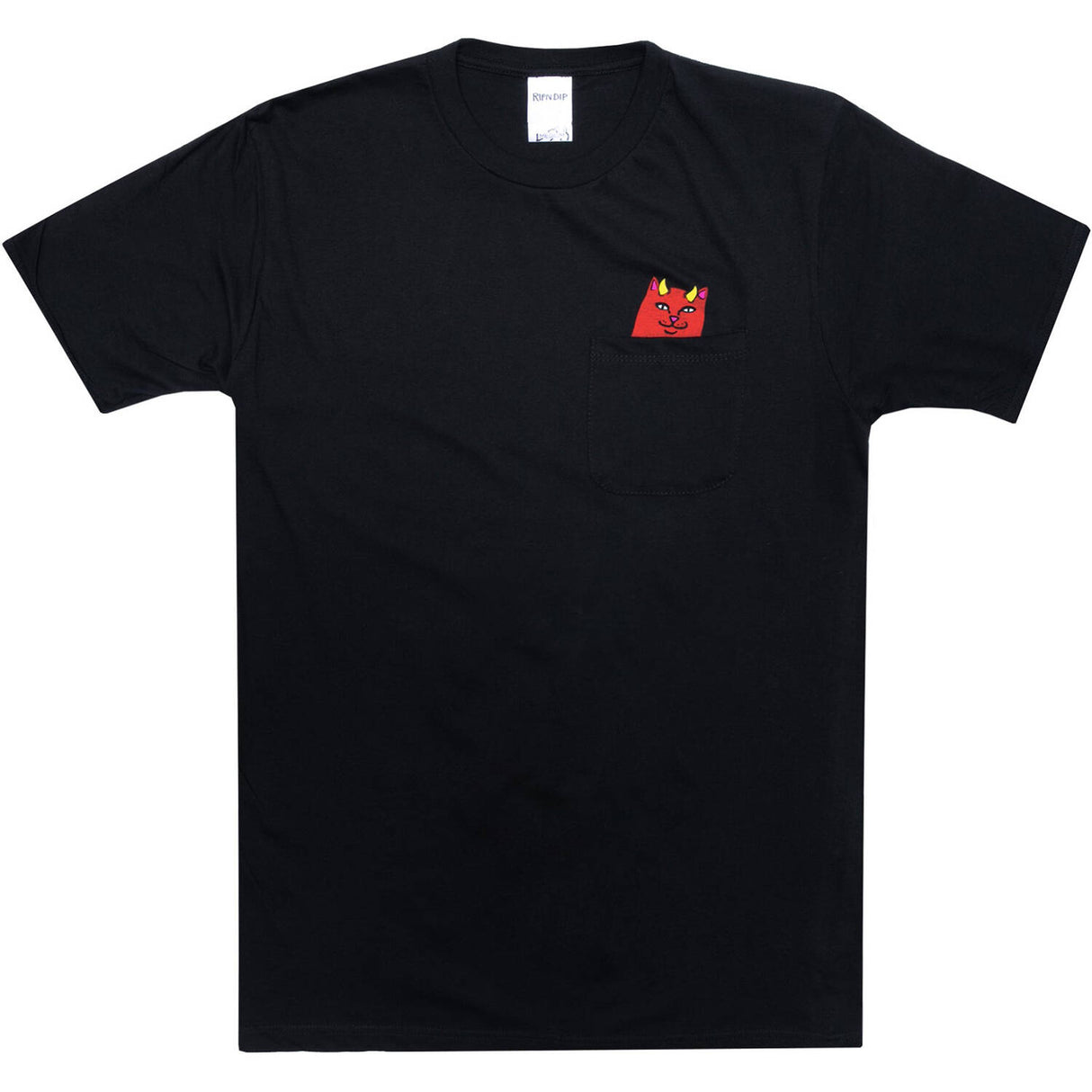 RIPNDIP Lord Devil Pocket T Shirt - Black