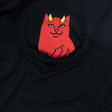 RIPNDIP Lord Devil Pocket T Shirt - Black