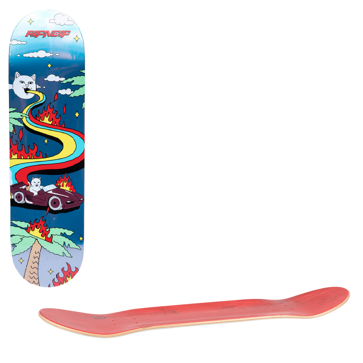 RIPNDIP Hell Racer Skateboard Deck - 8"
