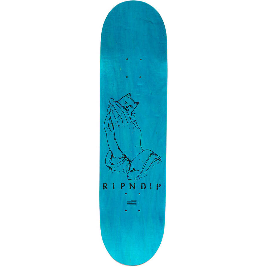 RIPNDIP Lord Nerm Skateboard Deck - Navy/Pine 8"