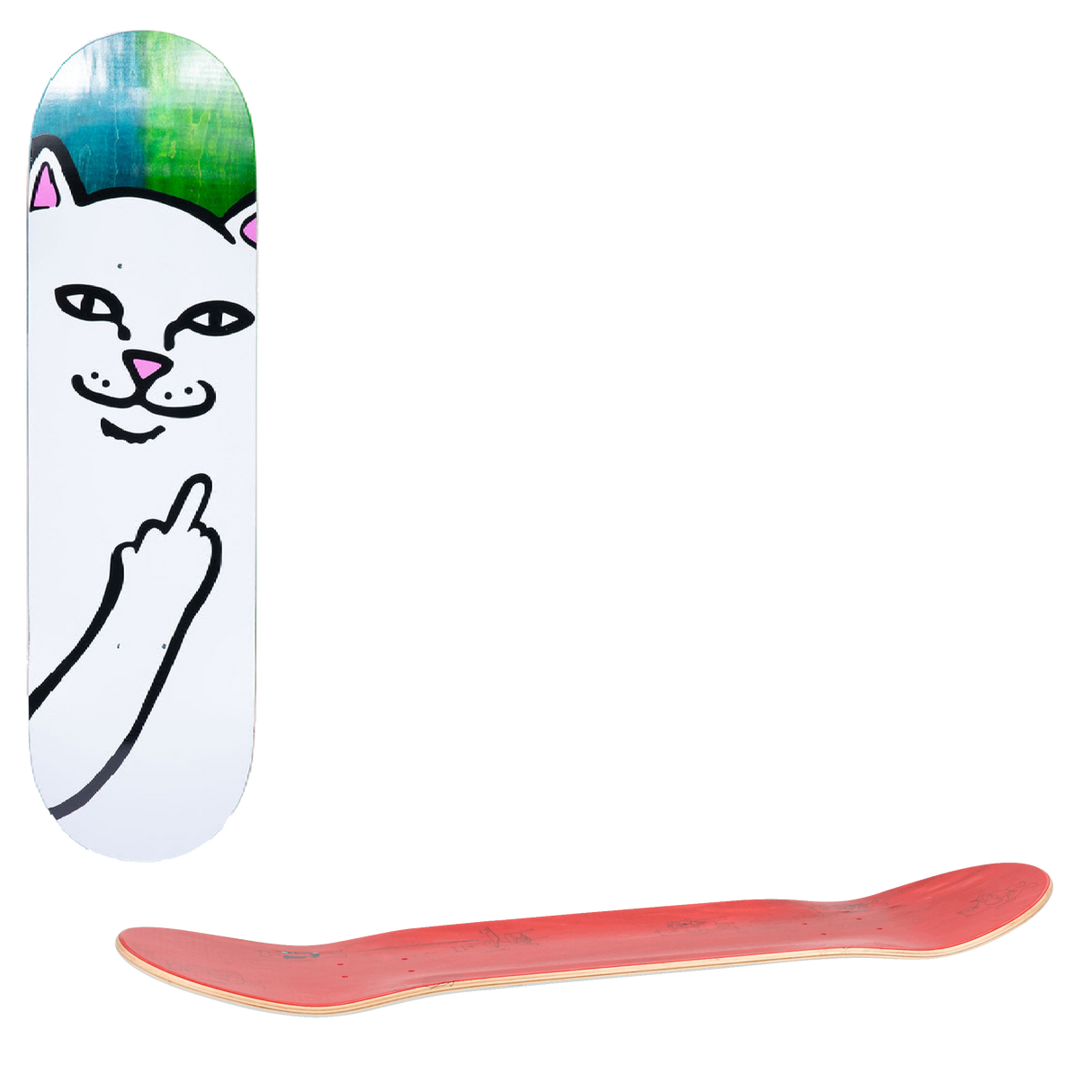 RIPNDIP Lord Nerm Skateboard Deck - Navy/Pine 8.25"