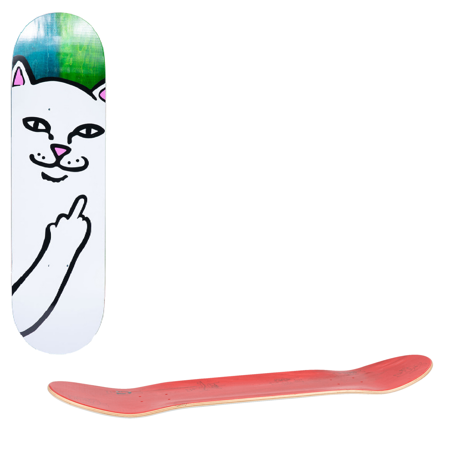RIPNDIP Lord Nerm Skateboard Deck - Navy/Pine 8"