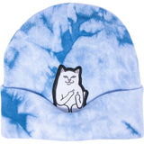 RIPNDIP Lord Nermal Patch Beanie - Navy/Lightning Wash
